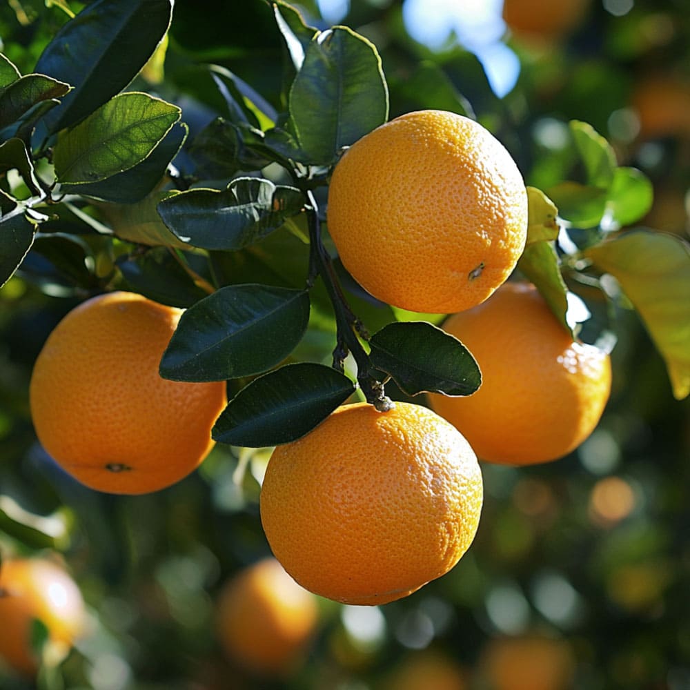 Frutti di Citrus reticulata (mandarino rosso) arancioni e succosi, usati in cucina e per l'estrazione di oli essenziali.