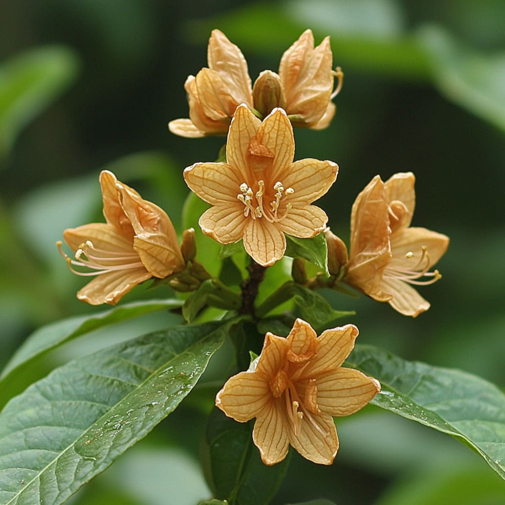 Boccioli di fiori di Eugenia caryophyllata (chiodi di garofano) essiccati, utilizzati come spezia e per estrarre oli essenziali.