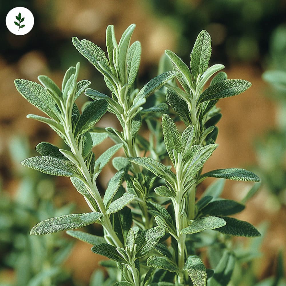 Rami di Rosmarinus officinalis (rosmarino) con foglie strette e verdi, utilizzate per estrarre un olio essenziale aromatico e stimolante.