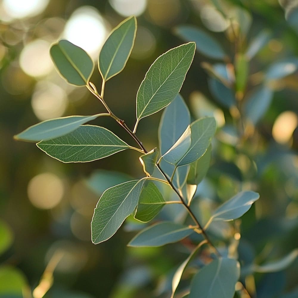 Foglie di Eucalyptus citriodora (Eucalipto limone).