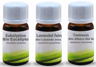 Set di Oli Essenziali Biologici: Eucalipto, Tea Tree, Lavanda vera - Bio des Gstrein Patrick