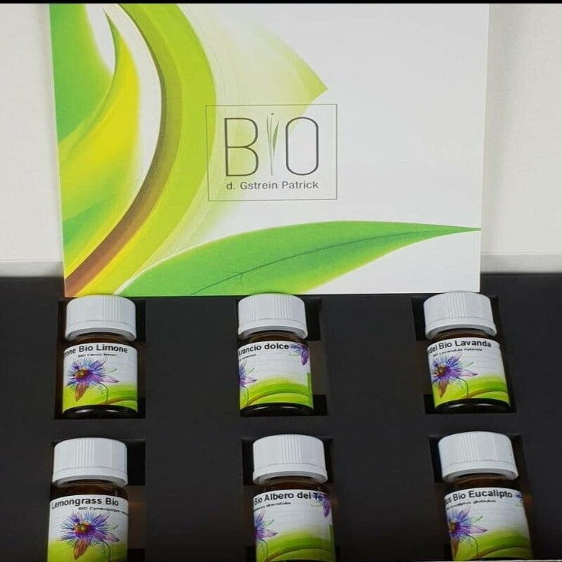 6 flaconi di olii essenziali, 100% naturali e biologici Set di oli essenziali Bio des Gstrein Patrick 6 x 10 ml 